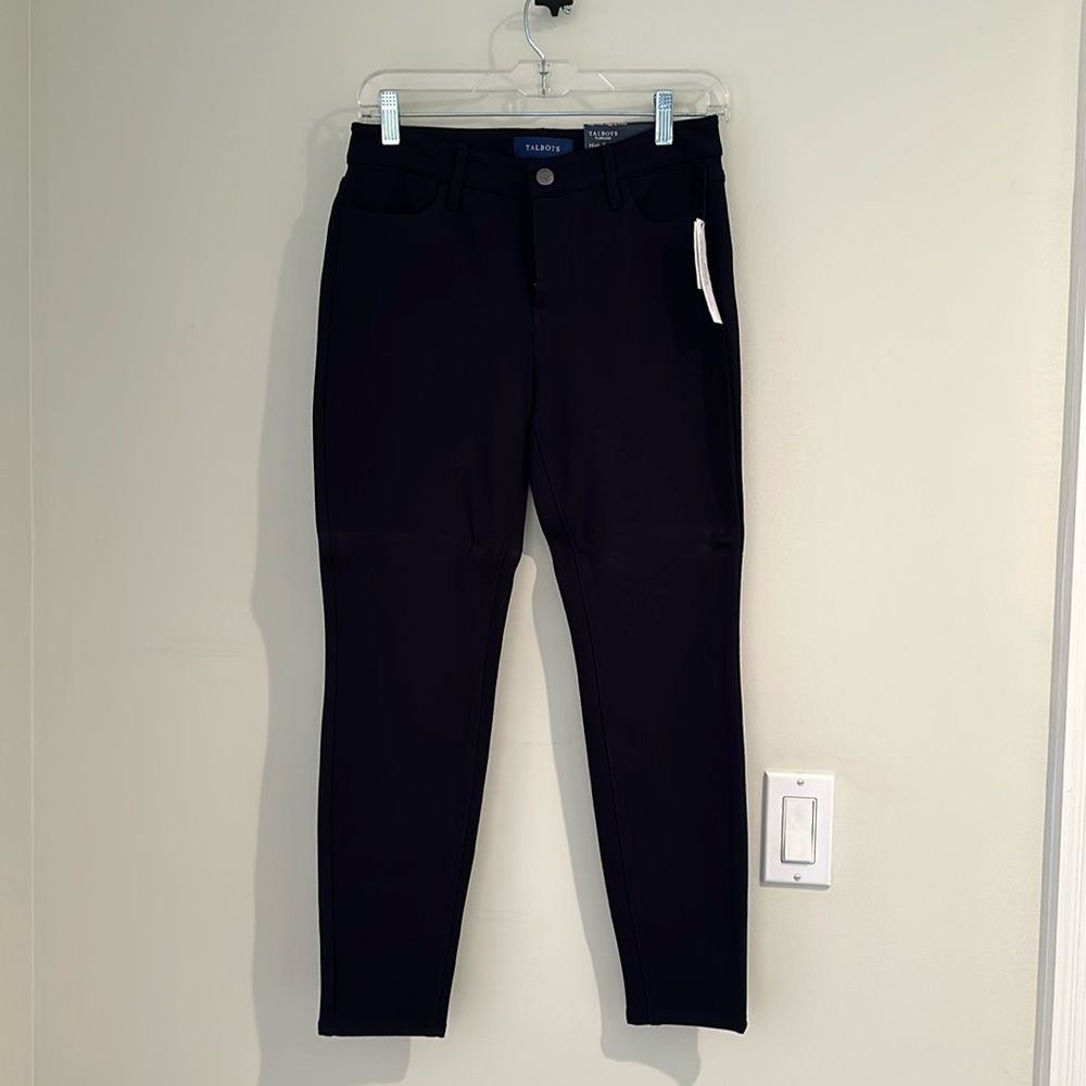 NWT Talbots High-Rise Jegging Ankle 2P. Dark Navy